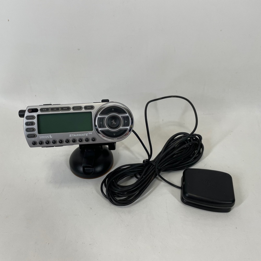 Sirius Starmate Replay ST2 Satellite Radio Receiver with Car Mount and Antenna